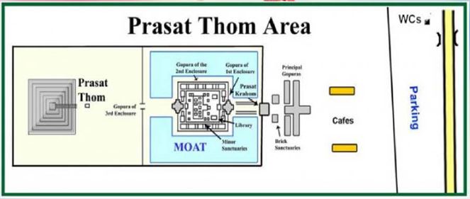 Map of Prasat Thom